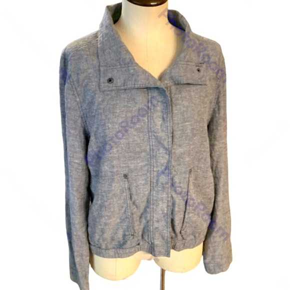 Prana, Large Snyder Jacket in Grey Chambray - Picture 1 of 10